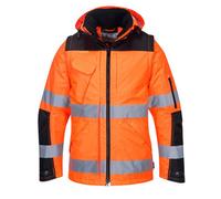 Portwest Pro Hi-Vis 3-in-1 Jacket, Size: L, Colour: Orange/Black, C469OBRL