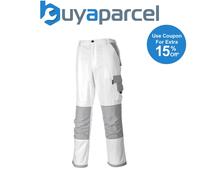 Portwest Pro Painters Decorators Trousers Slim Fit 10 Pockets + Hammer Loop XL