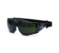 Portwest PS28 Tech Look Pro KN Wraparound Safety Glasses Anti-Fog | Anti-Scratch, Anti-Fog, UV Protection, Foam Gasket, Elastic Strap, Wraparound, Certified