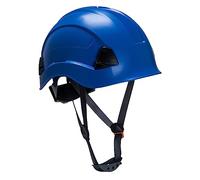 Portwest PS53 Safety Hard Hat - Height Endurance Lightweight Construction Safety Helmet Unvented ABS Shell with 6 Point Harness, Royal Blue