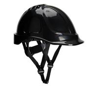 Portwest PS55 Endurance Helmet Vented Hard Hat Chin Strap | EN 397 -30C +50C LD, ABS Shell, 6-Point Textile Suspension, One Size