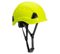Portwest Safety Helmet PS63 Height Endurance - Vented ABS Shell, 6-Point Harness - Yellow
