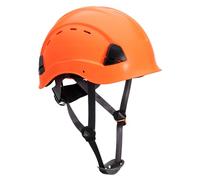 Portwest Safety Helmet PS63 Height Endurance, Vented ABS Shell, 6-Point Harness, Orange