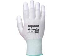 Portwest PU Fingertip Gloves White L