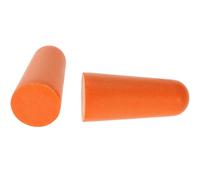 Portwest PU Foam Ear Plugs (200 pairs), Size: One Size, Colour: Orange, EP02ORR