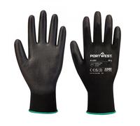 Portwest PU Palm Black Glove Size 10 Extra Large