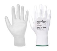 Portwest PU Palm Glove 3XL White (Pack of 12)