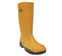 (Green, UK 12) Portwest PU Safety Wellington
