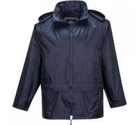 Portwest PVC Coated Rain Suit Navy Size: 2XL Colour: Navy, Chest Size: 2XL