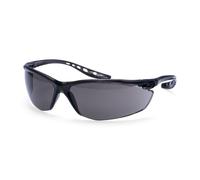Portwest PW14 Lite Safety Glasses Slim Side Arms Anti-Scratch | Smoke, One Size, CE Certified, EN 166, EN 170, EN 172, UV Protection, Lightweight, Durable, Construction