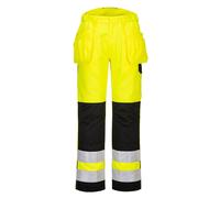 Portwest PW2 Hi-Vis Holster Pocket Trousers Durable Reflective PW242