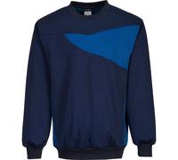 Portwest PW2 Mens Sweatshirt Navy / Royal Blue L