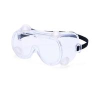Portwest PW21 Indirect Vent Goggles Metal Free UV Protection | Clear, One Size, CE Certified, EN ISO 16321, Polyester