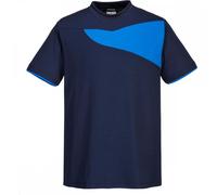 Portwest PW211 PW2 T-Shirt Short Sleeve Navy/Royal Size: M Colour: Nav M