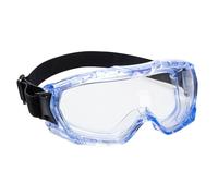 Portwest PW24 Ultra Vista Goggles - Panoramic Anti-Fog, Liquid Splash Protection