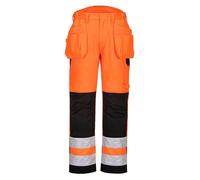 Portwest PW242 PW2 Hi Vis Orange Holster Safety Trousers Workwear Size 38