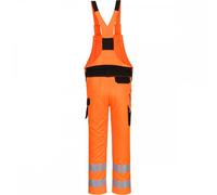 Portwest PW244 PW2 Hi-Vis Bib and Brace Orange/Black Size: 2XL Colour: 2XL 31"