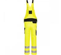 Portwest PW244 PW2 Hi-Vis Bib and Brace Yellow/Black Size: L Colour: Y L 31"