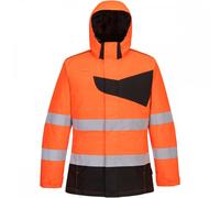 Portwest PW261 PW2 Hi-Vis Winter Jacket Orange/Black Size: L Colour: O L