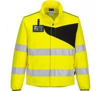 Portwest PW275 PW2 Hi-Vis Softshell (2L) Yellow/Black Size: 4XL Colour 4XL