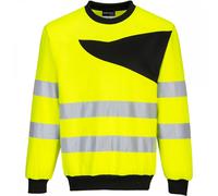 Portwest Pw2 Hi-Vis Crewneck Sweatshirt