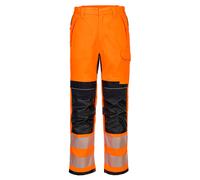 Portwest PW3 Flame Resistant HVO Work Trousers Hi Vis Elastic Waist Pants FR414