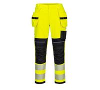 (Yellow/Black, 36") Portwest PW3 FR Hi-Vis Holster Trousers