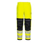 Modflame PW3 FR Womens Hi Vis Flame Resistant Trousers Yellow / Black 36" 31"