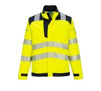 Portwest PW3 FR Hi-Vis Work Jacket Yellow/Black Regular XXL