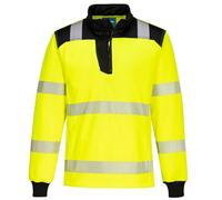 Portwest Pw3 Hi-Vis 1/4 Zip Sweatshirt