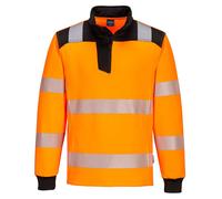 Portwest PW3 Hi-Vis 1/4 Zip Sweatshirt Reflective PW326
