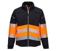 Portwest PW3 Hi Vis Class 1 Softshell 3L M Blk/Orange