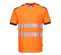 Portwest PW3 Hi-Vis Cotton Comfort T-Shirt Short Sleeve Reflective T181