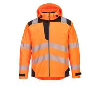 PORTWEST PW3 Hi Vis Extreme Rain Jacket Waterproof Breathable Hooded Coat PW360