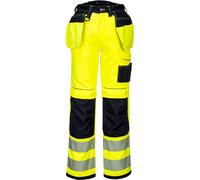 Portwest Hi Vis Holster Work Trouser - Pro PW3 Quality Hi-Viz Yellow or Orange