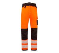Portwest PW3 Hi-Vis Lightweight Stretch Work Trousers Reflective PW303