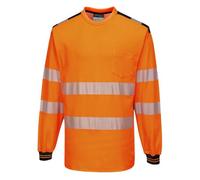 Portwest Pw3 Hi-Vis Long Sleeve T-Shirt