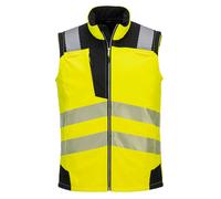 Portwest PW3 Hi Vis Softshell Gilet Breathable Water Resistant Bodywarmer PW325
