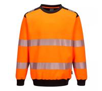 PW3 Segmented Hi-Vis Crewneck Sweatshirt Ris 3279 Portwest PW379