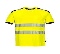 Portwest PW3 Hi-Vis T-Shirt S/S, Size: L, Colour: Orange/Black, T181OBRL