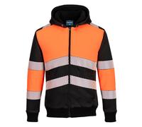 Portwest Pw3 Zipped Class 1 Winter Hoodie