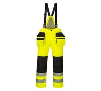 Portwest PW3 Hi-Vis Winter Trouser, Yellow/Black, Size : XXL