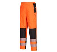 PORTWEST PW3 Hi Vis Womens Rain Trouser Waterproof Lightweight Safety Work Pants