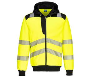 Portwest PW3 Hi-Vis Zip Hoodie Reflective PW327