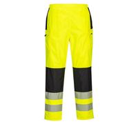 PW3 Women's Hi Vis waterproof Rain Over Trouser Pants RIS 3279 Portwest PW386