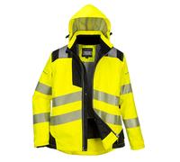 (Orange/Black, XS) Portwest PW3 Ladies Winter Jacket