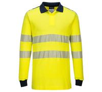Portwest PW3 Modaflame Knit Hi-Vis FR Long Sleeve Polo Shirt FR FR702