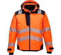 Portwest PW3 PW3 Extreme Rain Jacket Orange/Black Size: 2XL Colour: Or 2XL