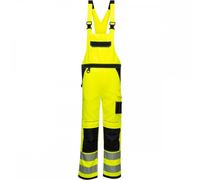 Portwest PW3 PW3 Hi-Vis Bib & Brace Yellow/Black Size: XL Inside L XL 31"