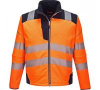 Portwest PW3 PW3 Hi-Vis Softshell Jacket Orange/Navy Size: S Colour: O S